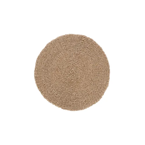 Alfombra redonda Sizali de sisal natural Ø 100 cm