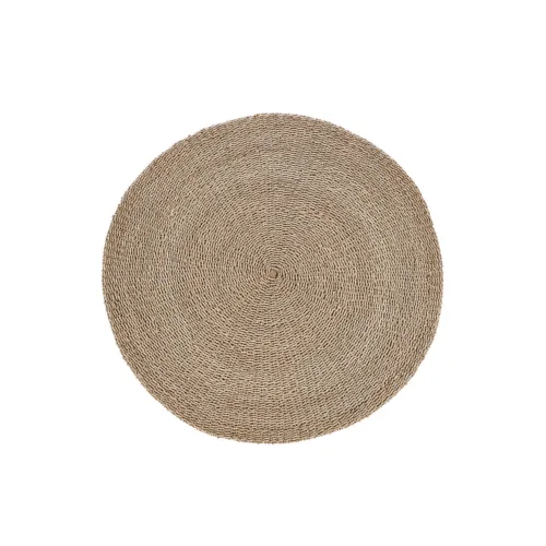Alfombra redonda Sizali de sisal natural Ø 150 cm