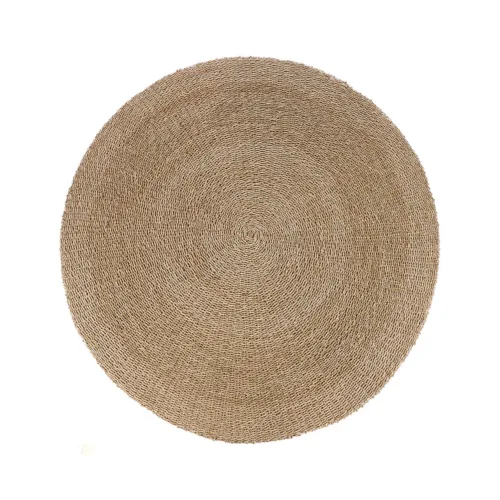 Alfombra redonda de sisal natural Ø 200 cm
