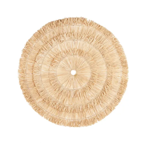 Decoración de pared Sehseh de fibra de gajih y sisal natural 85 cm