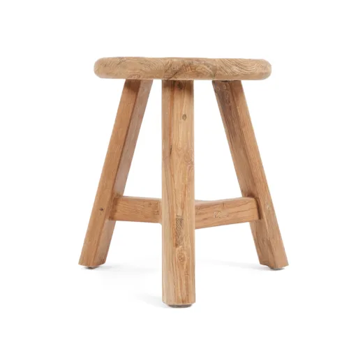 Taburete Noguchi de teca natural 35 cm