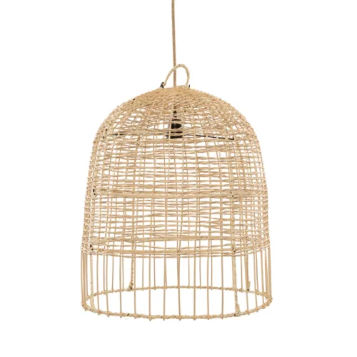 Lámpara de techo Amalfi de ratán natural Ø 50 cm