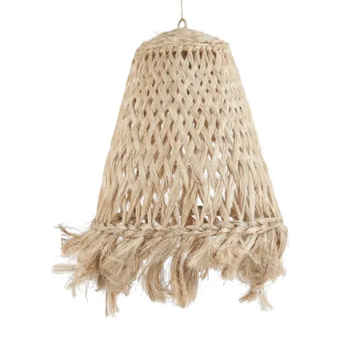 Lámpara de techo Jelly Fish de fibra de abacá natural 63 cm