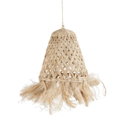 Lámpara de techo Jelly Fish de fibra de abacá natural 43 cm