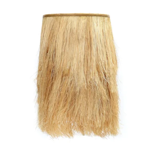 Aplique de pared de fibra vegetal natural 20x35 cm