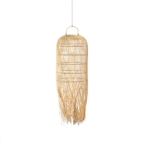Lámpara de techo de ratán natural Ø 30 cm