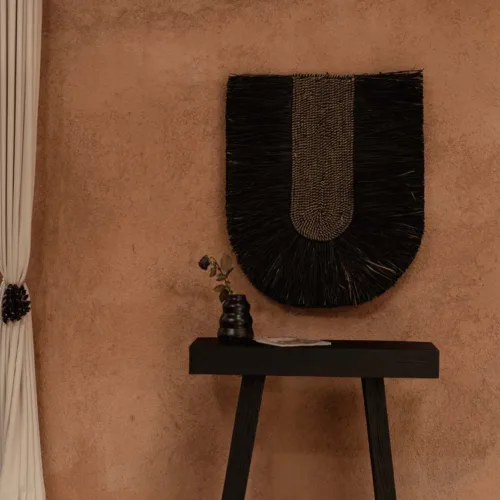 Decoración de pared Dada de pandano negro