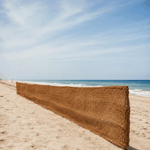 Valla de fibra de coco natural 1000x150 cm