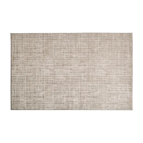Alfombra de viscosa gris 340x240 cm Abantza