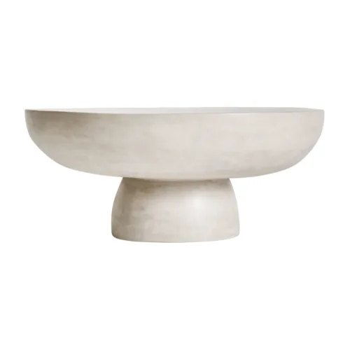 Mesa de centro de gres gris 92x42 cm Naima