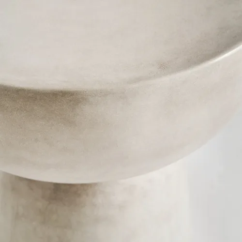 Mesa de centro de gres gris 52x60 cm Naima