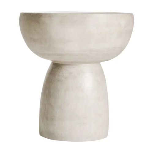 Mesa de centro de gres gris 52x60 cm Naima