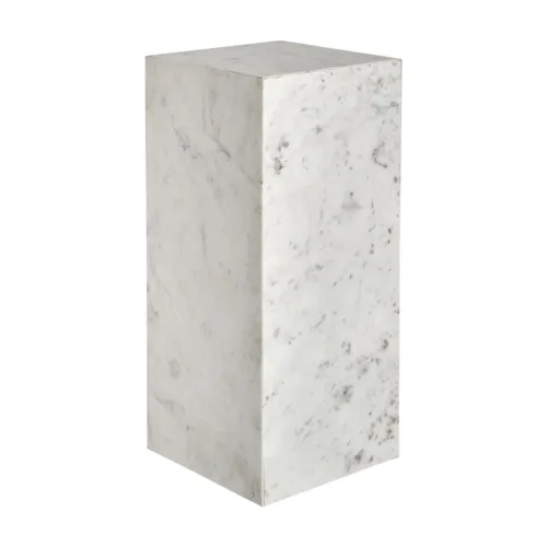 Taburete de mármol beige 40x90 cm Bradest
