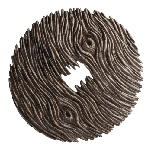 Panel decorativo de madera de suar 90x90 cm Ramesh