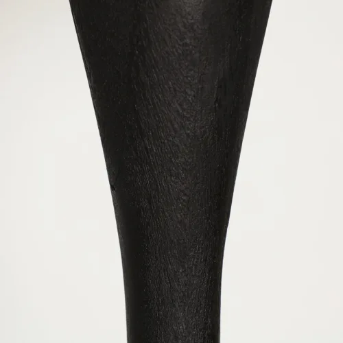 Lámpara de pie de madera negra 50x132 cm Blanzac
