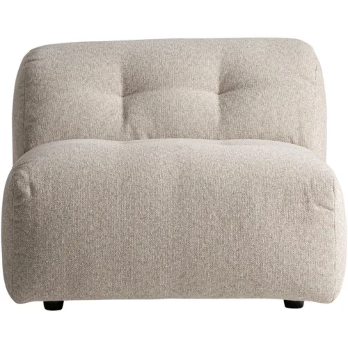 Módulo de sofá central tapizado blanco 86x112 cm Evron