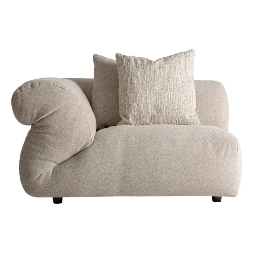 Módulo de sofá esquinero tapizado blanco 127x112 cm Evron