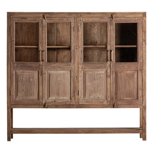 Vitrina de madera de mango 195x180 cm Rubland