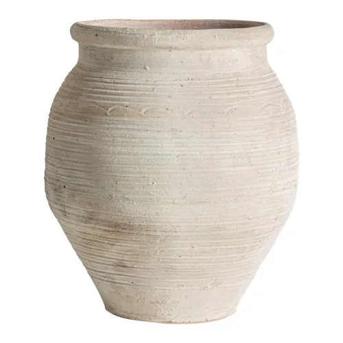 Tinaja de arcilla beige 50x63 cm Klam