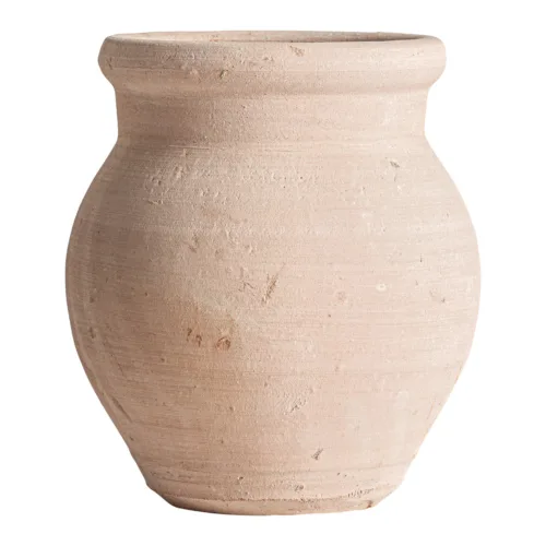 Tinaja de arcilla beige 25x31 cm Klam
