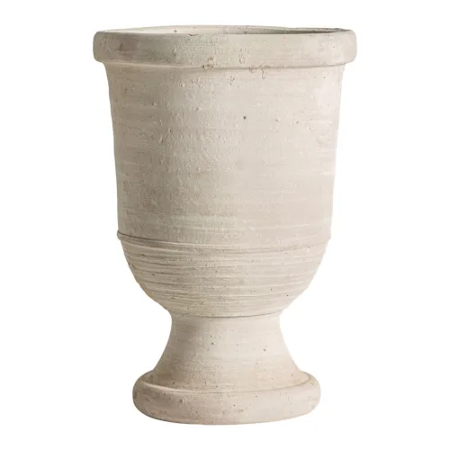 Jarrón de arcilla beige 35x50 cm Klam