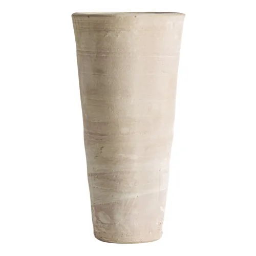 Macetero de arcilla beige 40x80 cm Klam