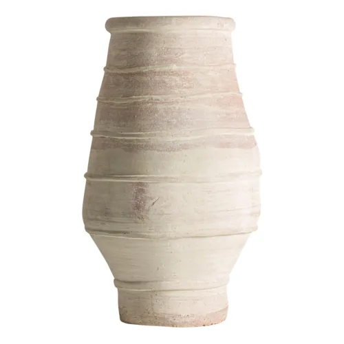 Tinaja de arcilla beige 60x100 cm Klam