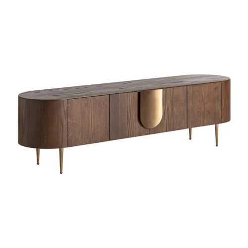 Mueble TV Treignac marrón