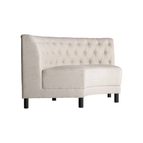 Sofá modular Egna negro 176 cm