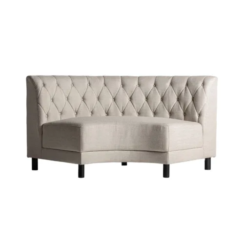 Sofá modular Egna negro 176 cm