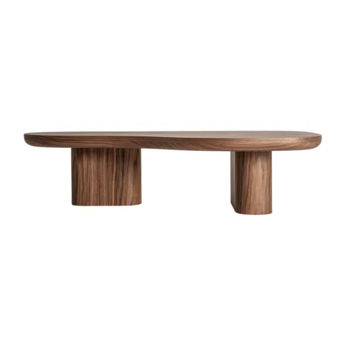 Mesa de centro Dubí marrón 70 cm de fondo