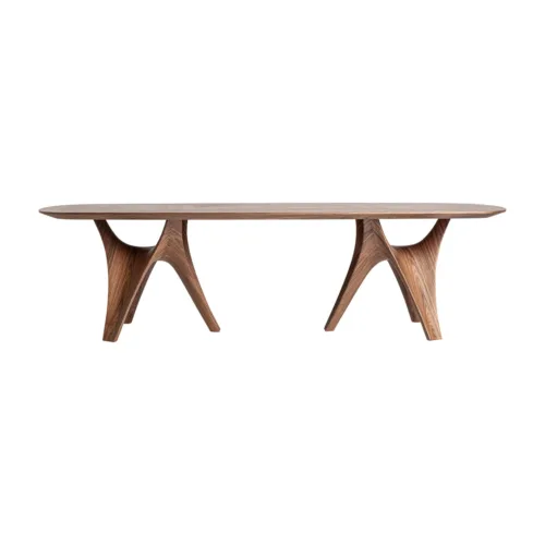 Mesa de comedor Bilzen marrón