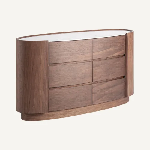 Cómoda Stuetta marrón 47 cm de fondo