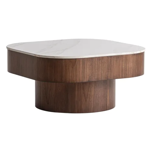 Mesa de centro Neufs blanca 70 cm