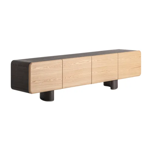 Mueble TV Laneo marrón claro