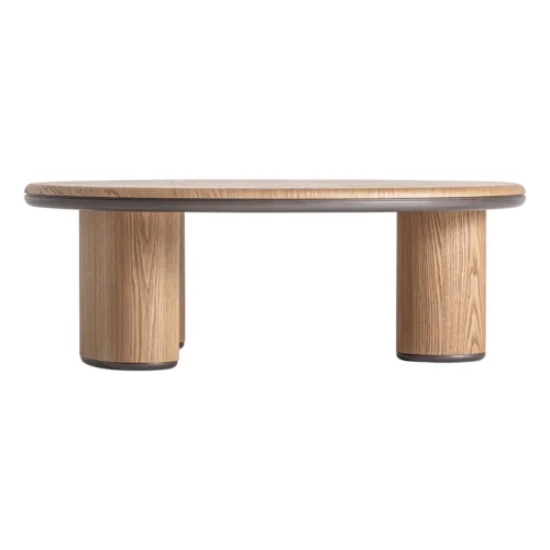 Mesa de centro Leneo marrón claro