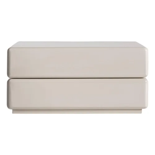 Mesa de centro Whiel blanca rota