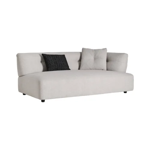 Sofá modular Brenod blanco roto 201 cm