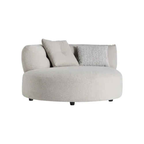 Sofá modular Brenod blanco roto 140 cm
