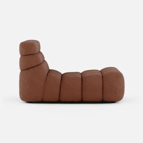 Chaise longue relax de olefina terracota Chopin