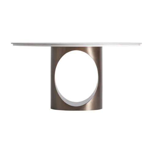 Mesa de comedor Dausse blanca rota