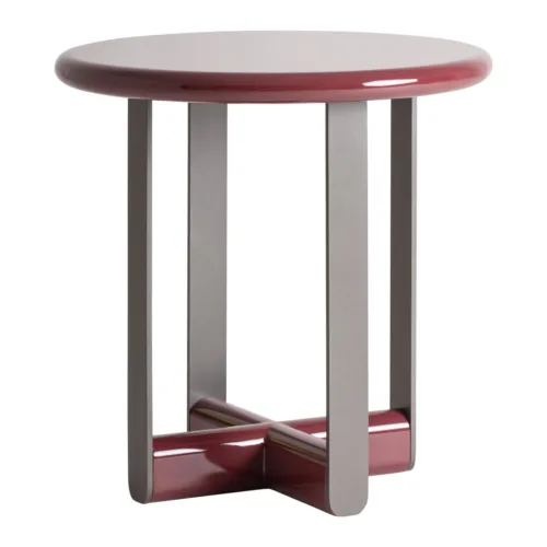 Mesa auxiliar Bertea roja