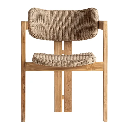 Silla Marsal de madera de teca