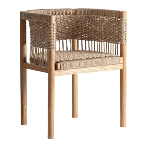 Silla Jarlan de madera de teca