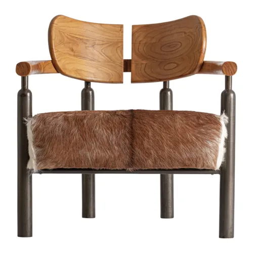 Sillón Telgart marrón