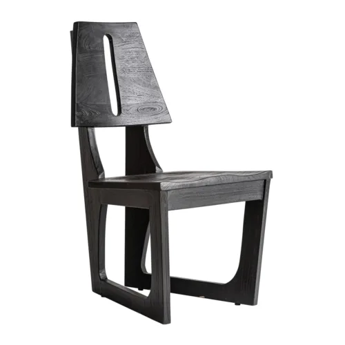 Silla Cruzel de madera de teca 51 × 97 cm