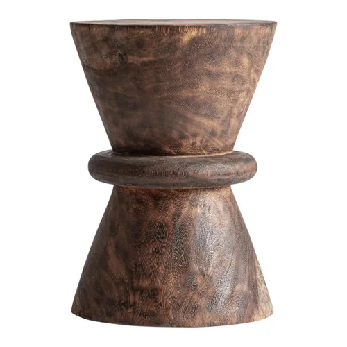 Mesa auxiliar Dalnhe de madera suar 35 × 50 cm