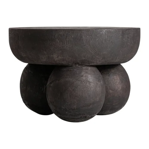Mesa de centro Rajel de madera suar 60 × 40 cm