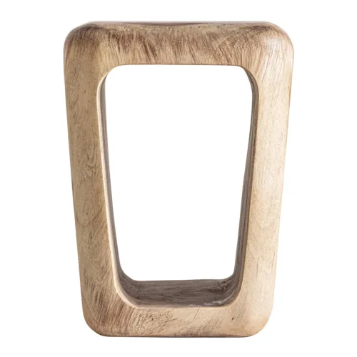 Mesa auxiliar Galej de madera suar 45 × 60 cm