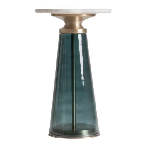Mesa auxiliar de vidrio 31 cm